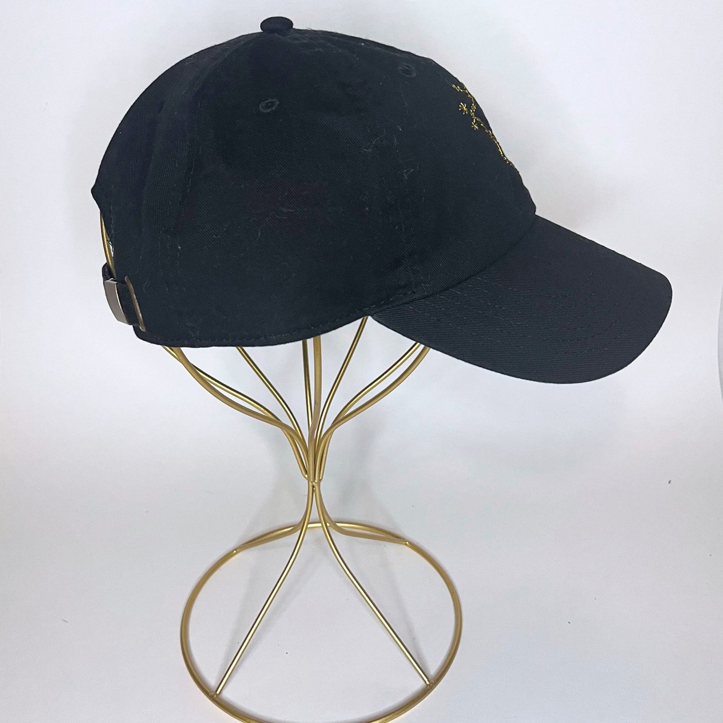 Right side of the Gemini constellation hat with adjustable strap.