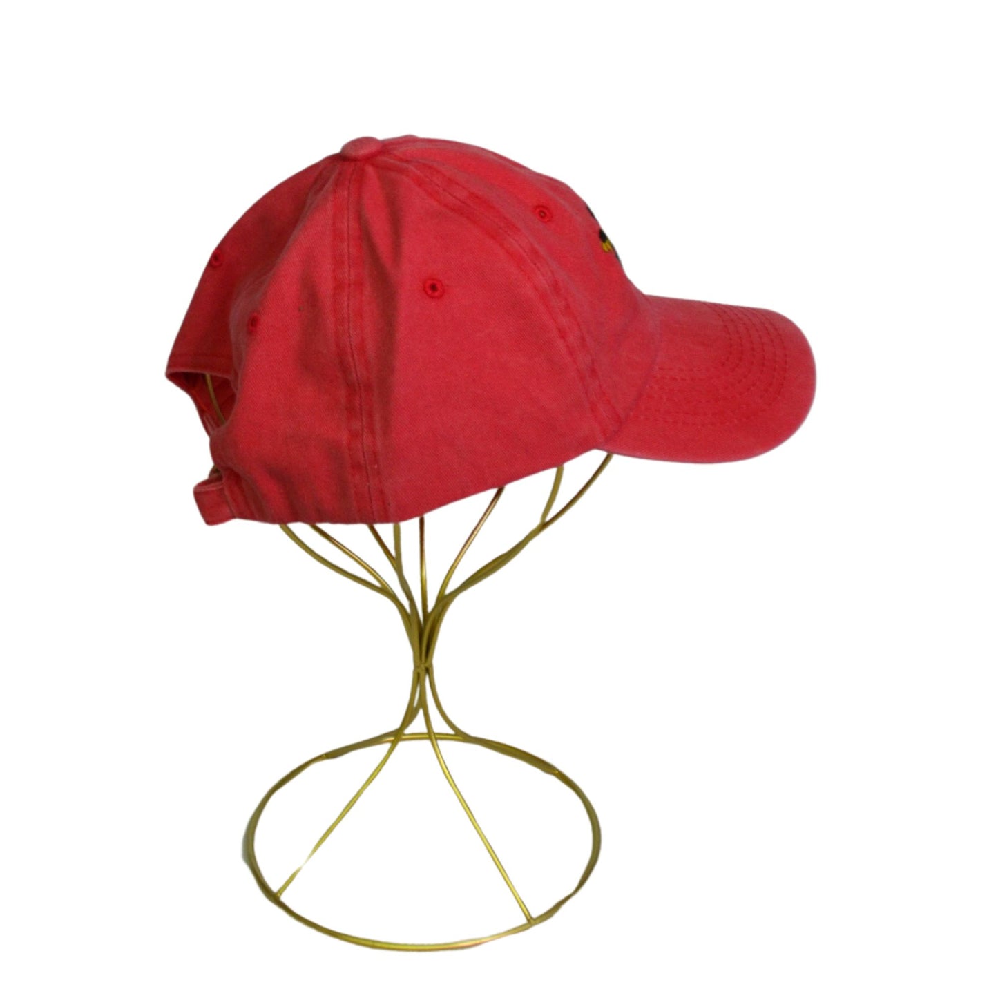 Red Baseball Hat | I Pick The Bear | Embroidered Hats-Thread & Ember