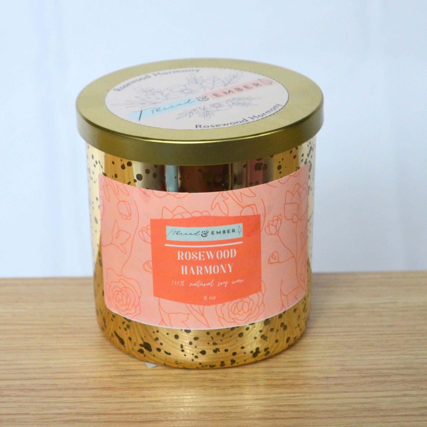 Rosewood Harmony | Handmade Candle | Soy Wax-Thread & Ember