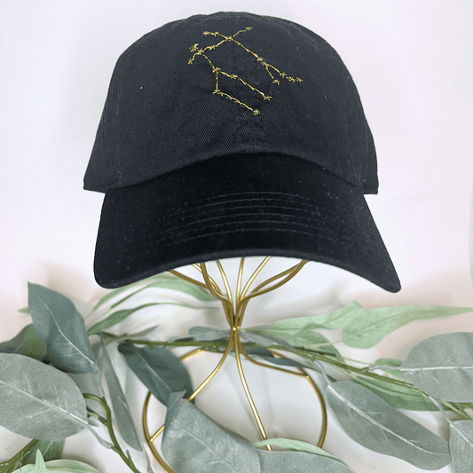Gemini Constellation Embroidered Baseball Hat-Thread & Ember