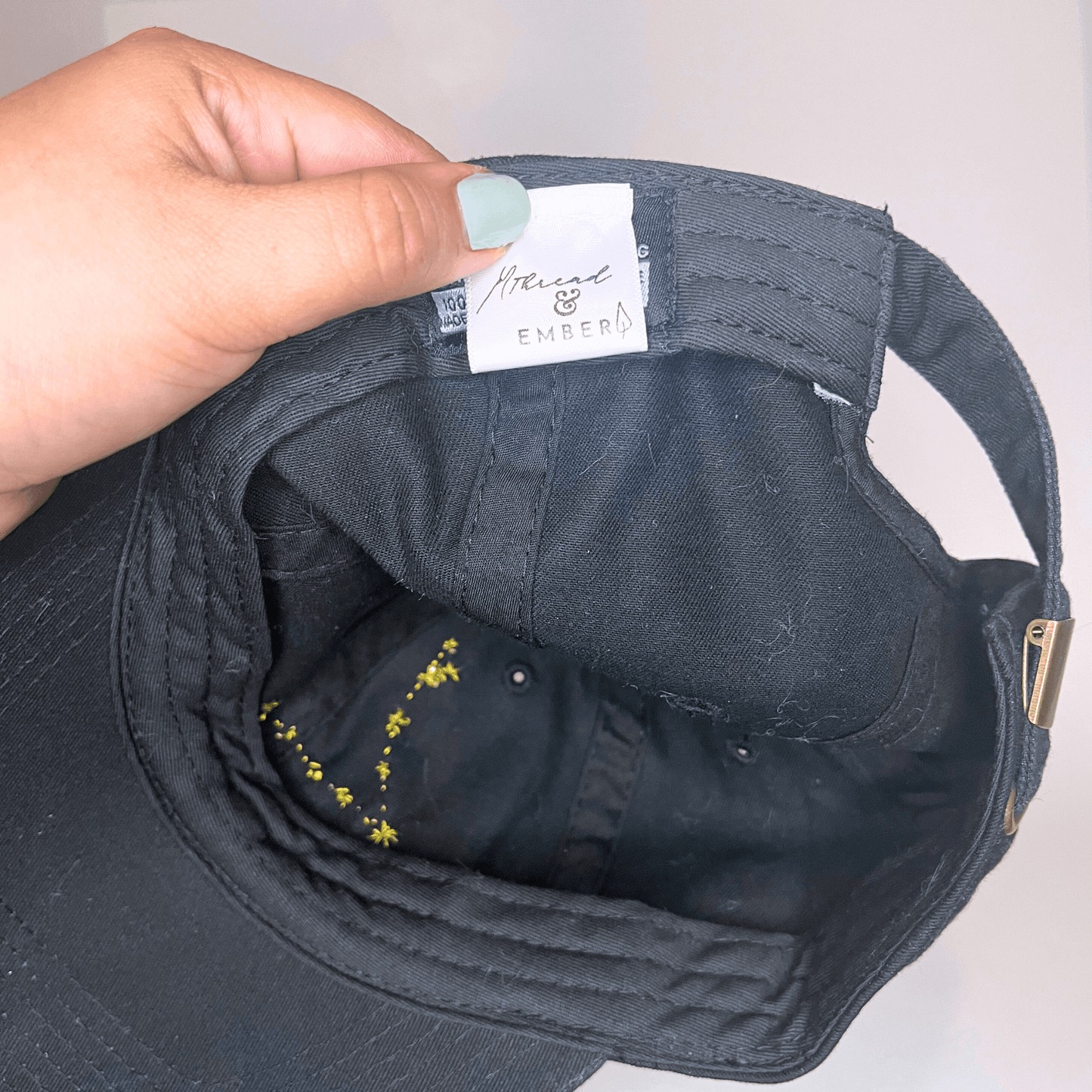 Pisces Constellation Embroidered Baseball Hat-Thread & Ember