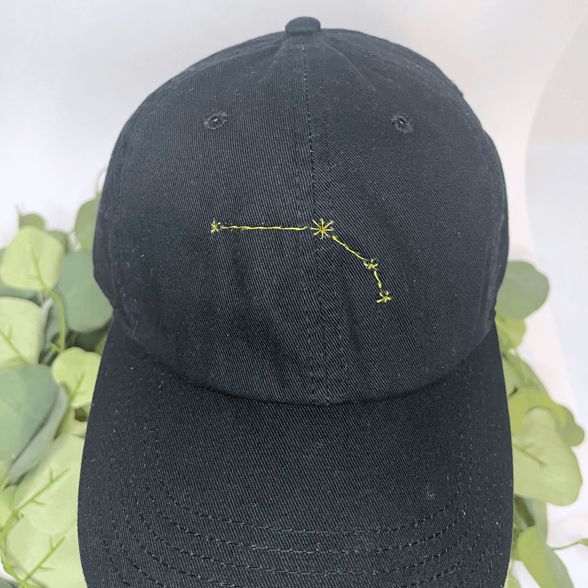 Aries Constellation Embroidered Baseball Hat-Thread & Ember