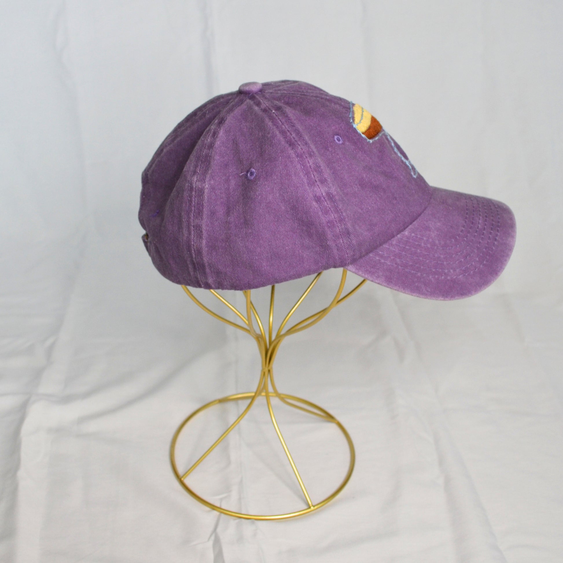 Purple Hat Espresso Martini Embroidered Thread & Ember