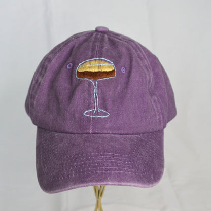 Purple Hat Espresso Martini Embroidered Thread & Ember