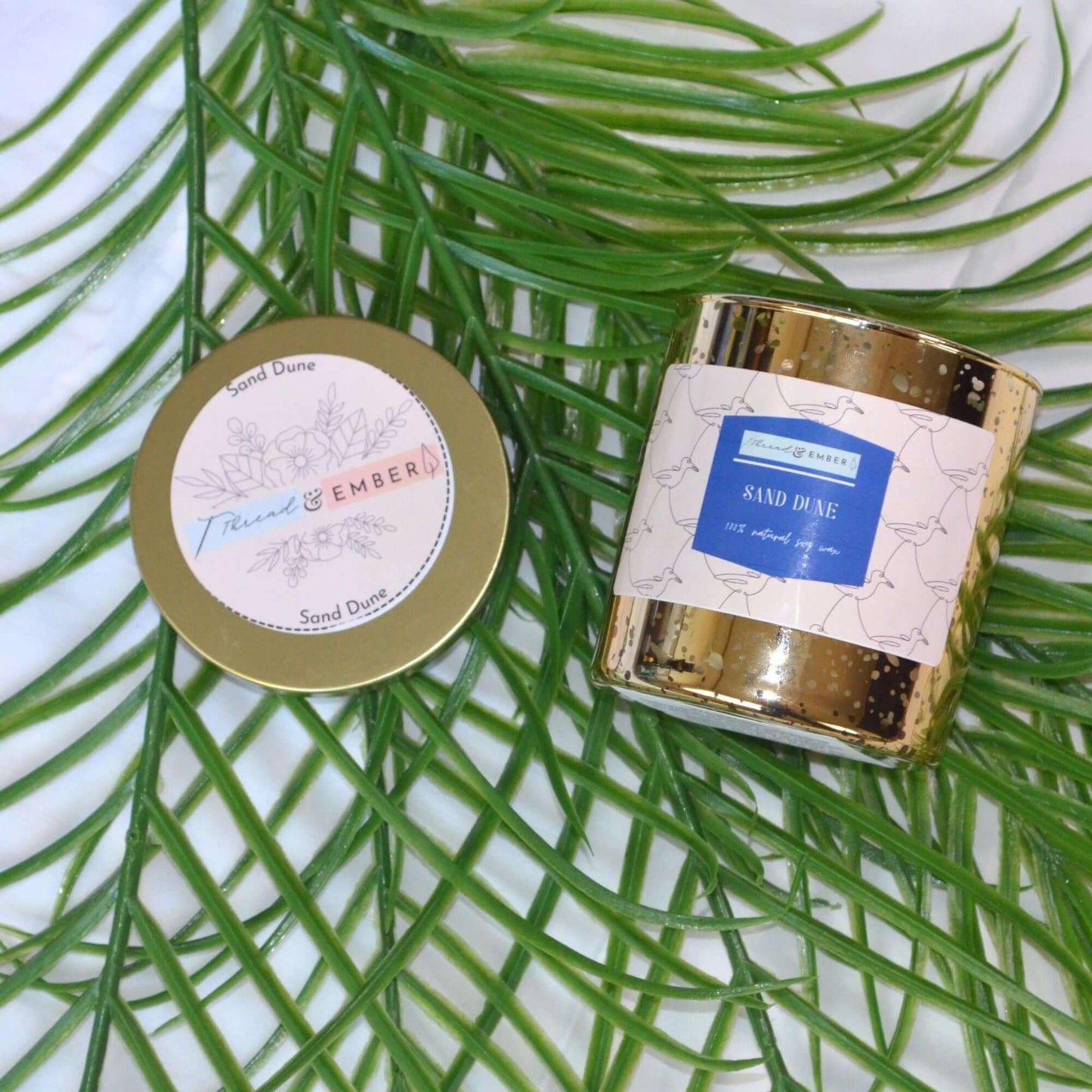 Sand Dune | Handmade Candle | Soy Wax-Thread & Ember