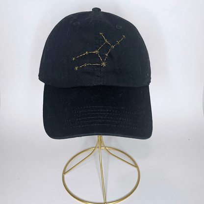 Virgo Constellation Embroidered Baseball Hat-Thread & Ember